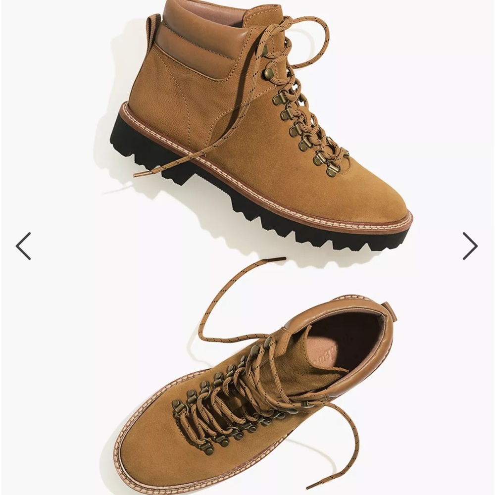 Madewell Citywalk Lugsole Hiker Boot in Leather
. Size 9. Never worn.